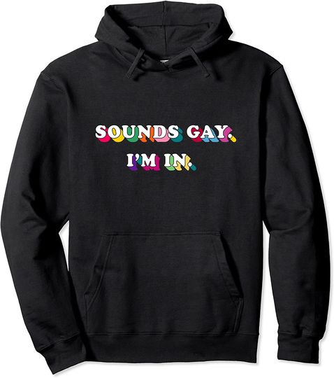 Discover Hoodie Sweater Com Capuz Celebração Do Orgulho Eu Sou LGBT