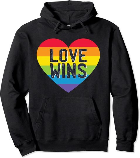 Discover Amor Gana LGBT Hoodie Sweater Com Capuz Celebração Do Orgulho