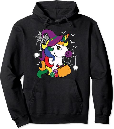 Discover Hoodie Sweater Com Capuz Celebração Do Orgulho LGBT Unicornio Halloween