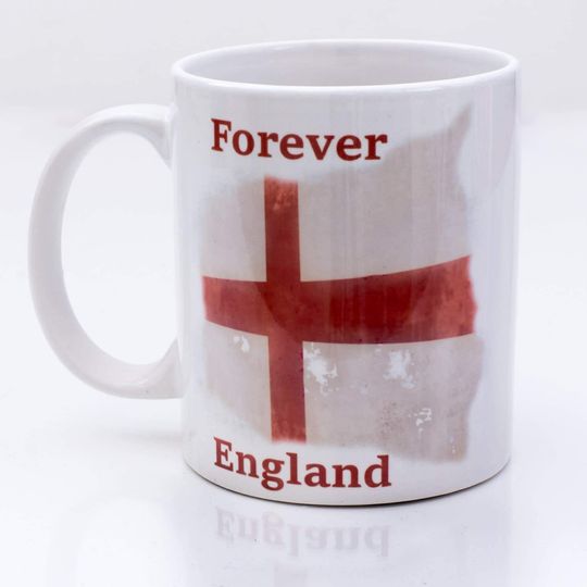 Discover Cruz de San Jorge Caneca De Cerâmica Clássica Inglaterra Bandeira