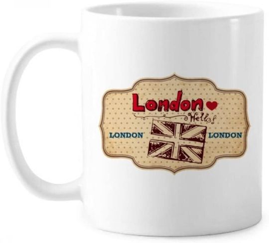 Discover Londres Caneca De Cerâmica Clássica Inglaterra Bandeira