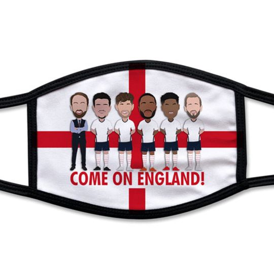 Discover England Football Come On England Máscara De Inglaterra Bandeira