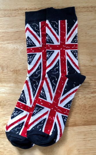 Discover Vintage Union Jack British Flag Patriotic Socks Meias de Inglaterra Bandeira