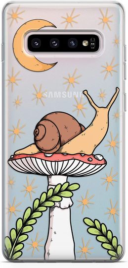 Desenho Caracol e cogumelo | Capa de Telemóvel Samsung