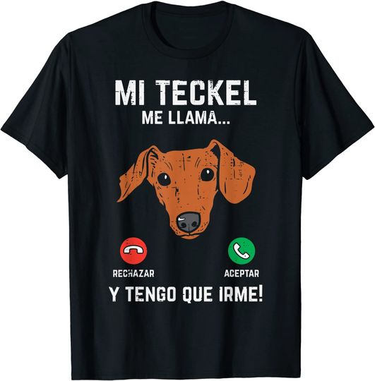 Discover Meu Cão Teckel A Minha Chama Divertida Dachshund Lover Presente T-Shirt