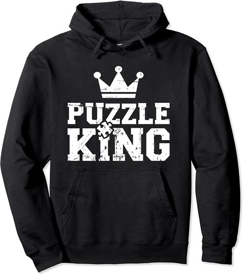 Discover Rei do Quebra-cabeça | Hoodie Sweatshirt com Capuz Unissexo