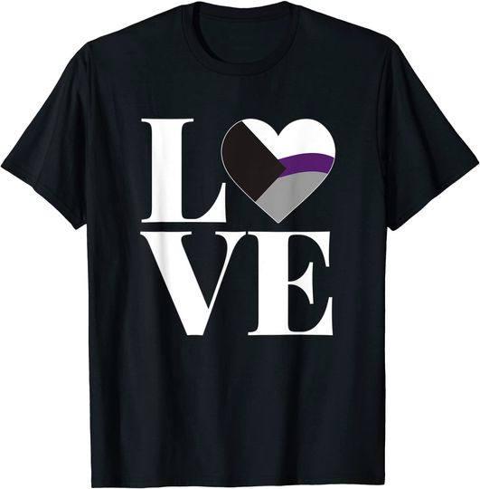 Discover Love Semisexual | T-shirt para Homem e Mulher