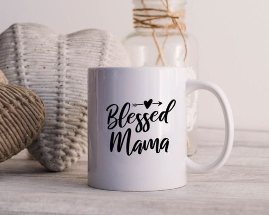 Discover Blessed Mama Ceramic Mug Caneca De Cerâmica Clássica Presente para a Mãe