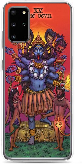 Discover A Deusa Kali O Diabo Tarot | Capa de Telemóvel Samsung Robusta com Proteção Total