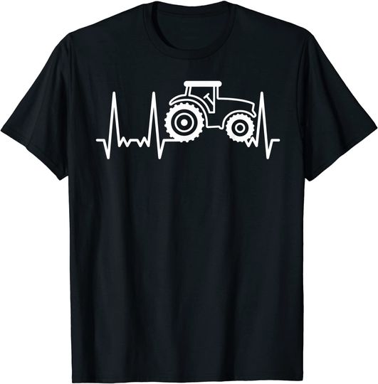 Discover Trator Batimentos de Coração Agricultor | T-shirt Masculina Feminina