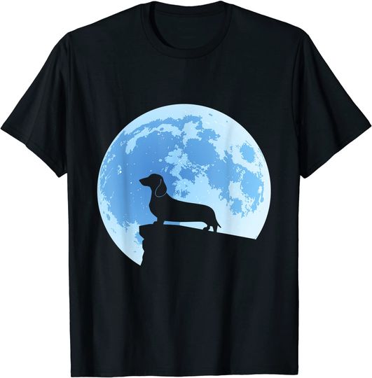 Discover Daschund Luna T-Shirt Camiseta Manga Curta Para Homem Mulher Criança