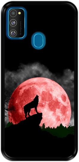 Discover Lua Vermelha e Lobo A Uivar | Capa de Telemóvel Samsung