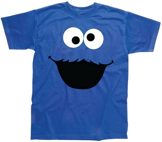 Discover T-Shirt Camiseta Manga Curta Monstro Das Bolachas