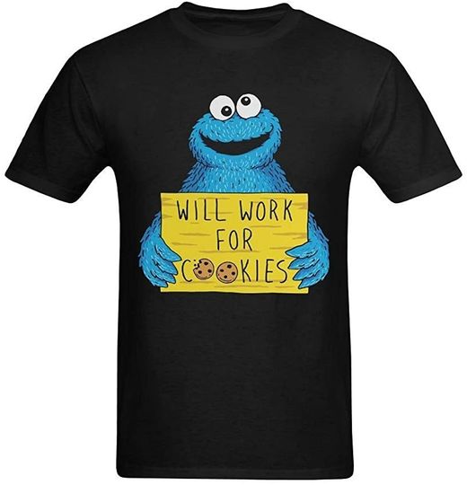 Discover Cookie Monster Will Work For Cookies T-Shirt Monstro Das Bolachas
