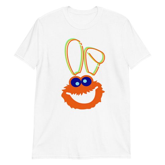 Discover T-Shirt Camiseta Manga Curta Monstro Das Bolachas Rainbow Bunny Ears