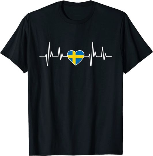 Discover T-Shirt  Bandeira Da Suécia Latidos da Suécia
