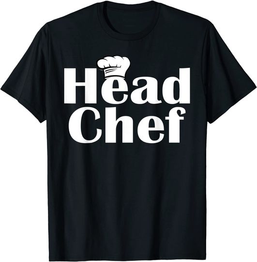 Discover T-Shirt Camiseta Mangas Curtas Chefe De Cozinha Artes Culinarias
