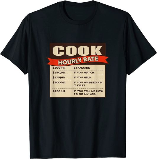 Discover T-Shirt Camiseta Mangas Curtas Chefe De Cozinha Cook
