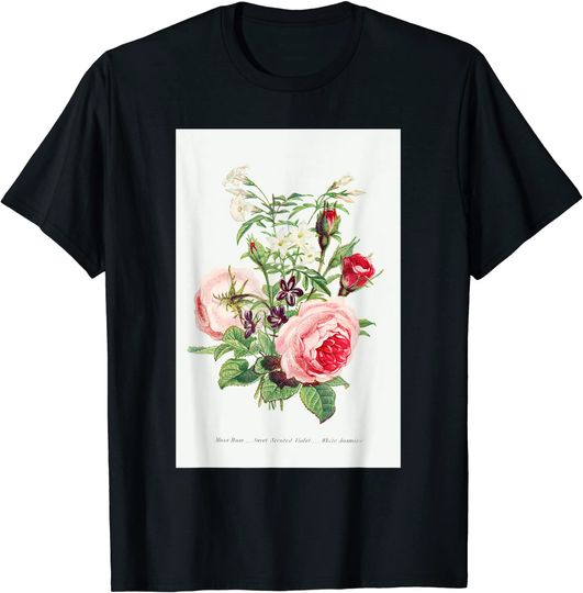 Discover T-shirt Vintage Presente para Pessoa Que Gosta de Flor de Jasmim
