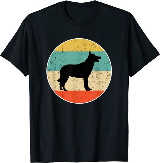 Discover T-shirt Estampada Malinois | Camiseta Unissexo Vintage