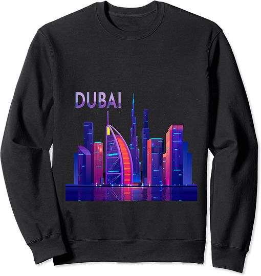 Discover I love Dubai Suéter Sweatshirt Lembranças
