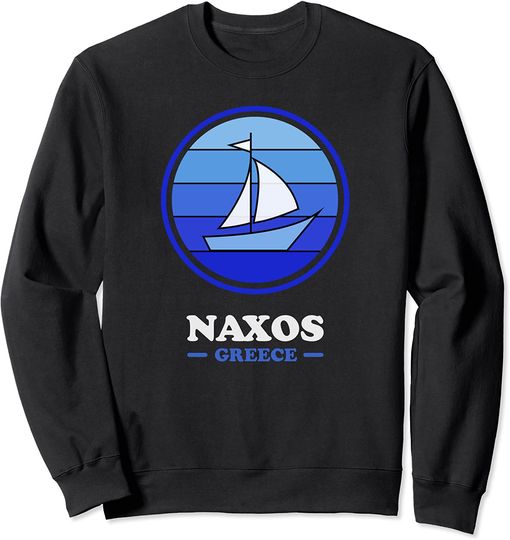 Discover Barco Naxos Grécia | Suéter Sweater Unissexo
