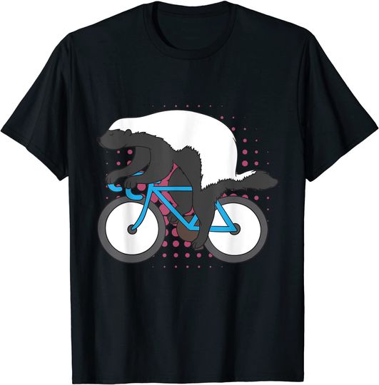 Discover T-shirt Engraçada Ciclismo Texugo do Mel | Camiseta Unissexo
