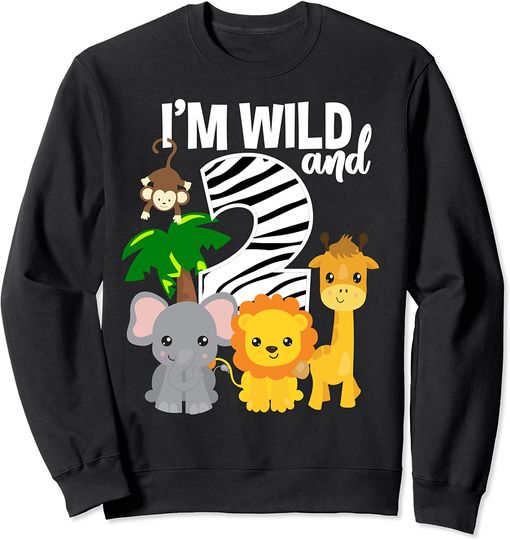 Discover Presente Aniversário Suéter Sweatshirt  Animais Da Selva de Safari