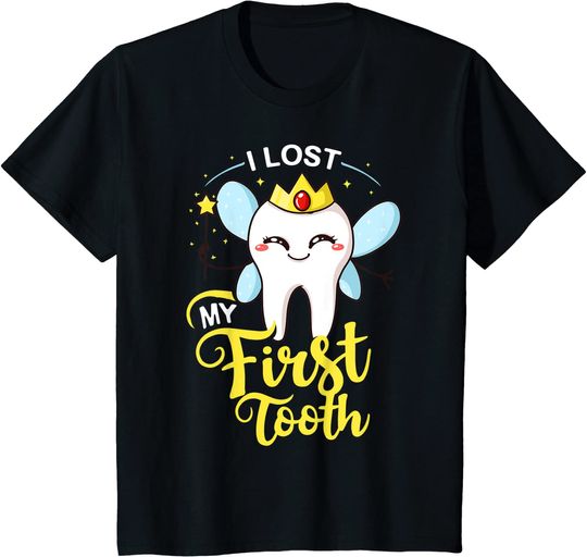 Discover T-Shirt Camiseta Mangas Curtas Fada dos Dentes para Criança