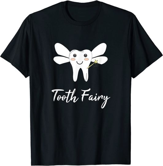 Discover Fada dos Dentes T-Shirt Camiseta Mangas Curtas