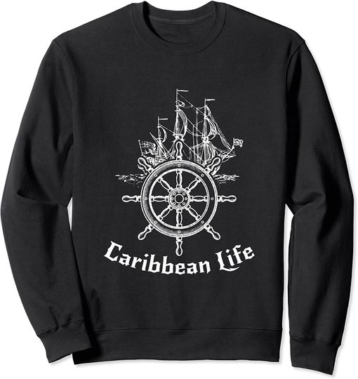 Discover Suéter Sweatshirt Pirata das Caraibas