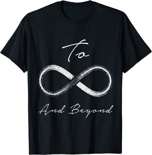Discover T-Shirt Camiseta Mangas Curtas Símbolo Do Infinito Bonita