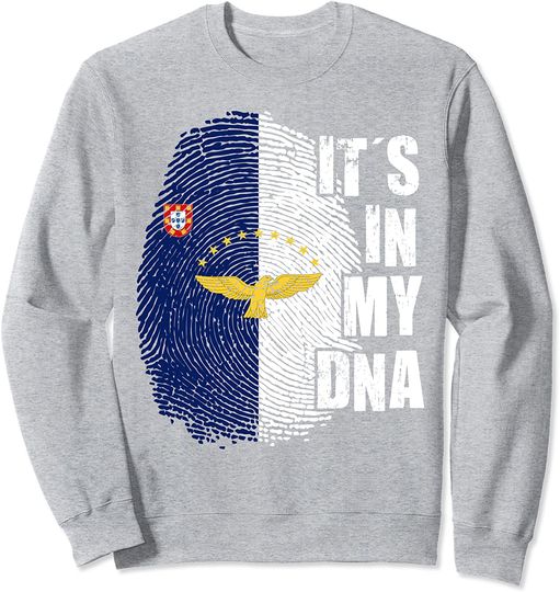 Discover Suéter Sweatshirt Bandeira Dos Açores Es mi ADN
