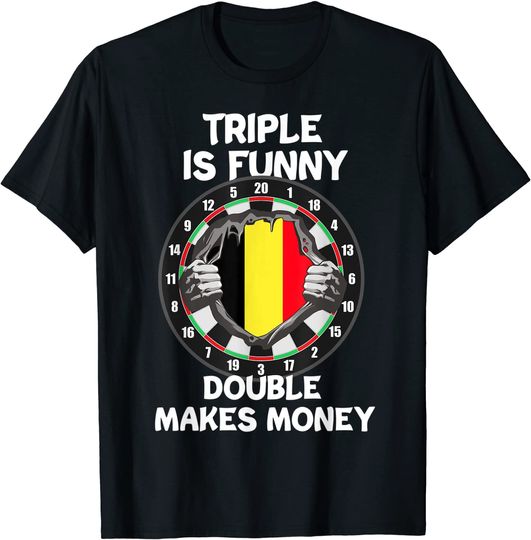 Discover T-Shirt Camiseta Mangas Curtas Bandeira Da Belgica
