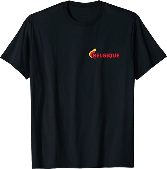 Discover T-shirt Bandeira Belgica Camiseta