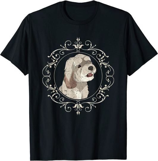 T-shirt Unissexo Molduras Vintage Cavoodle