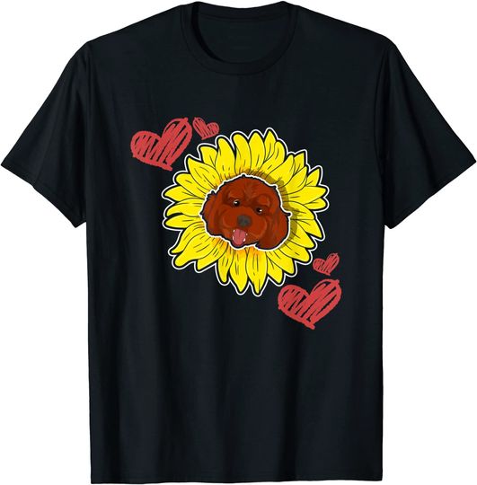 Discover T-shirt Engraçada Girassol de Cavoodle | Camiseta Masculina Feminina
