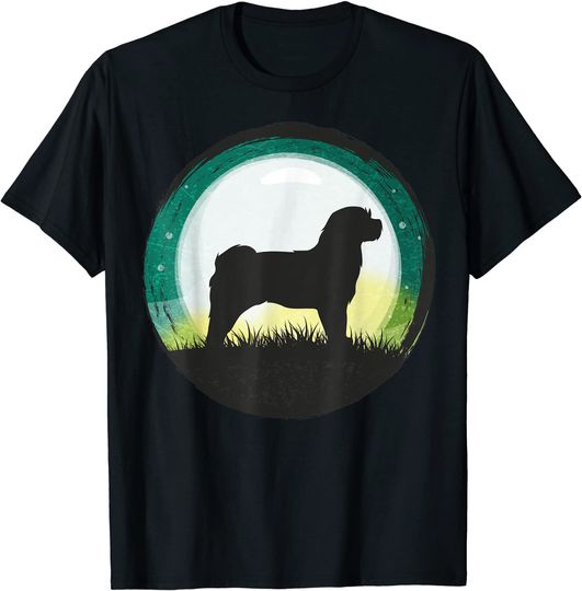 T-shirt Unissexo Design de Cão Bichon Maltês