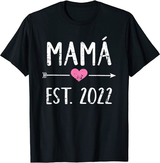 Discover T-Shirt Mama 2022 Camiseta Mangas Curtas Prévision 2022