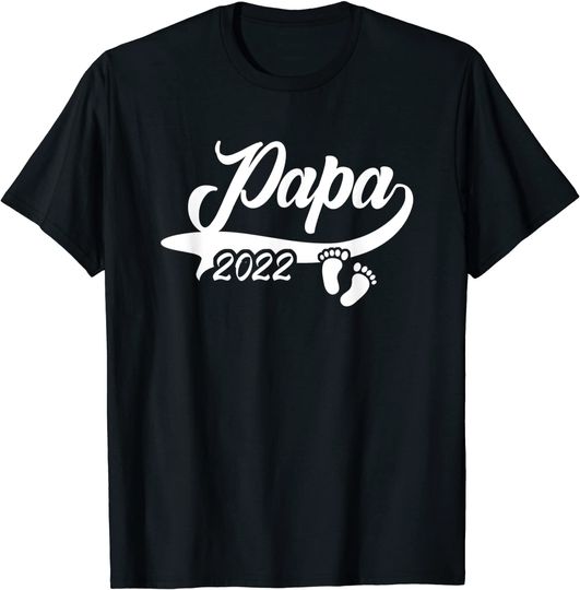 Discover Hombre Papá 2022 Papá futuro T-Shirt Camiseta Mangas Curtas Prévision 2022