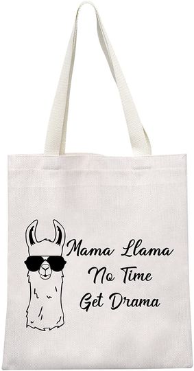 Discover Mama Llama No Time Get Drama | Bolsa de Sacola Clássica