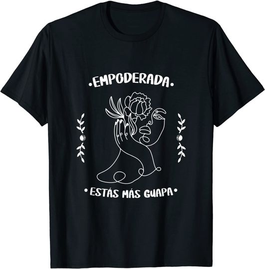 T-shirt Camiseta Manga Curta Feminista Empoderada Estes Mais Bonito 8 Março Dia Da Mulher 8 M Camisola Feminina