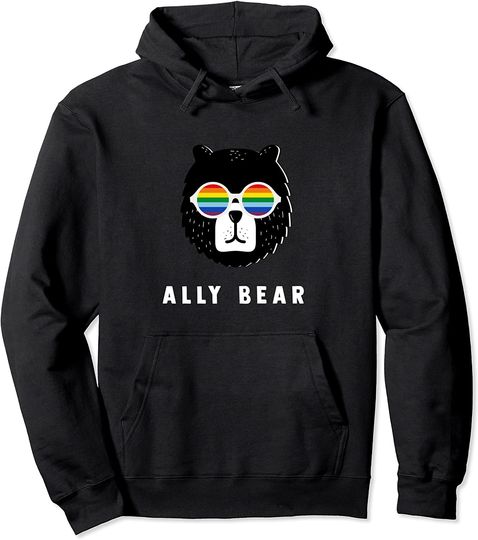 Discover Hoodie Sweater Com Capuz  Bandeira Gay Ally Retro