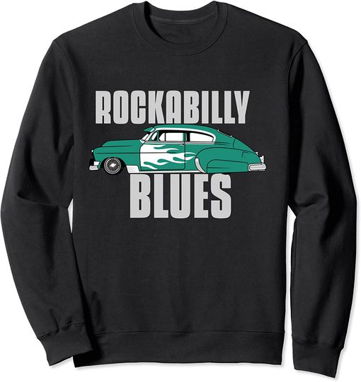 Discover Suéter Sweatshirt Rockabilly Blues Car Classic Sedán