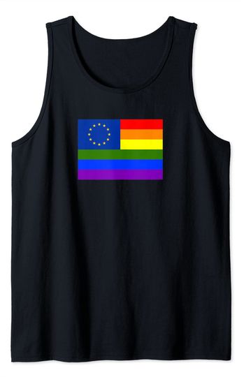 Discover Camisola sem Mangas Unissexo LGBT Bandeira Europeia