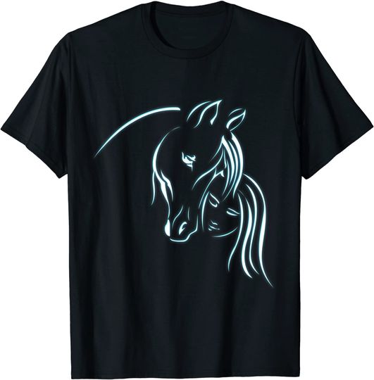 Discover T-shirt Unissexo Rapariga e Cavalo