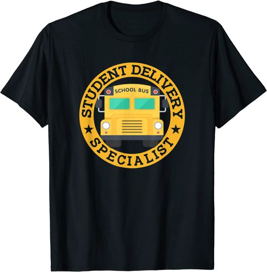 T-shirt Camiseta Manga Curta Envio Grátis Entrega do Aluno no Autocarro Escolar