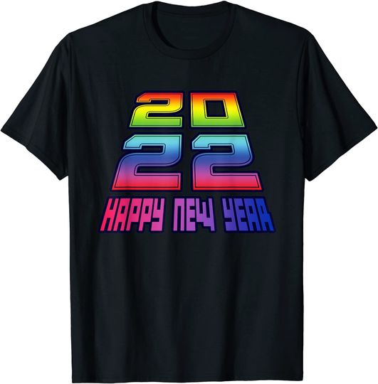 Discover T-shirt Camiseta Manga Curta Véspera De Ano Novo 2022