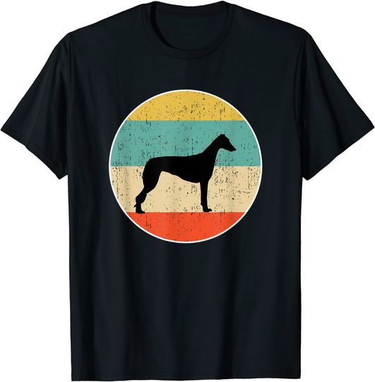 Discover T-shirt Masculino Feminino Estilo Retrô Presente Ideal para Amantes de Animal Cão Galgo