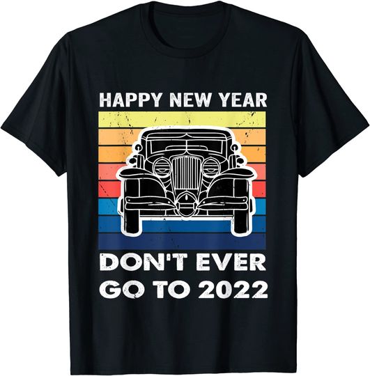 Discover T-shirt Camiseta Manga Curta Véspera De Ano Novo Feliz Año Nuevo 2022
